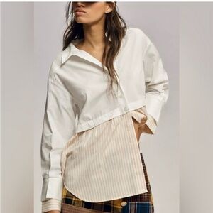 Anthropologie Poplin Shirt